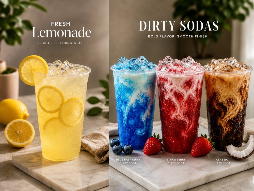 Fresh smoothies and juices at Pick N Go Market